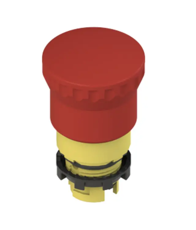 PUSH-PULL Emergency stop Button, 22mm Mounting, | SourceASI